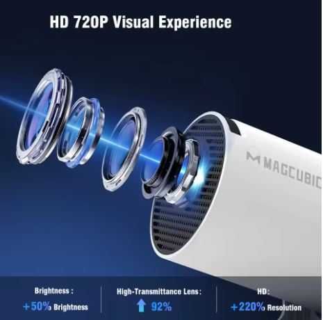 Projektor MAGCUBIC HY300 PRO 4K Android 11 Dual Wifi6