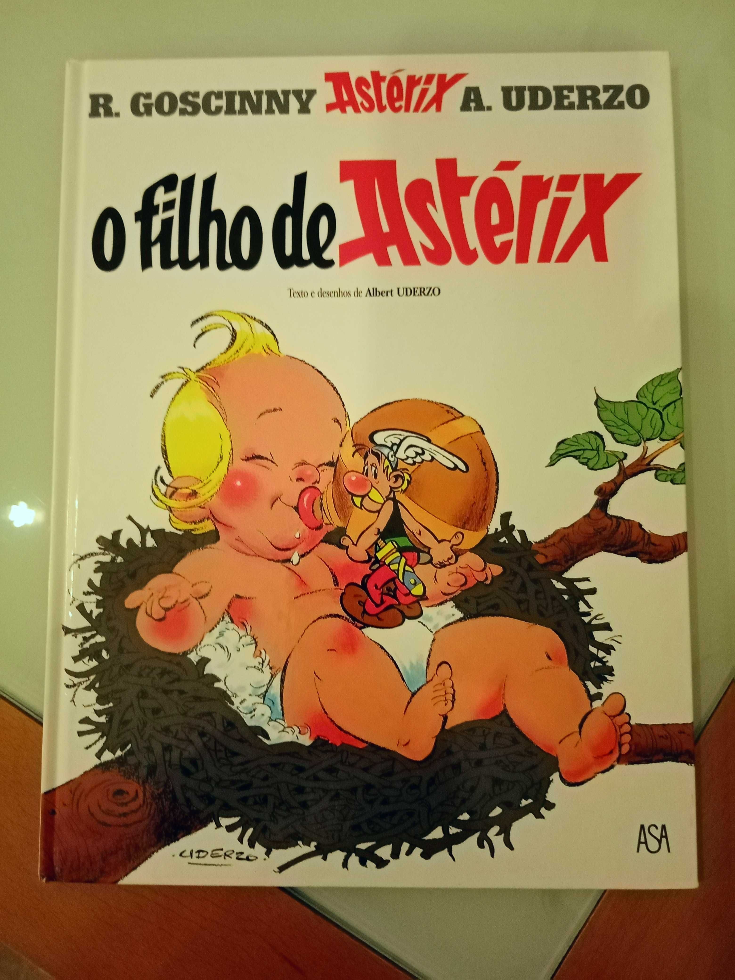 Astérix e Latraviata + O Filho de Astérix (como novos)