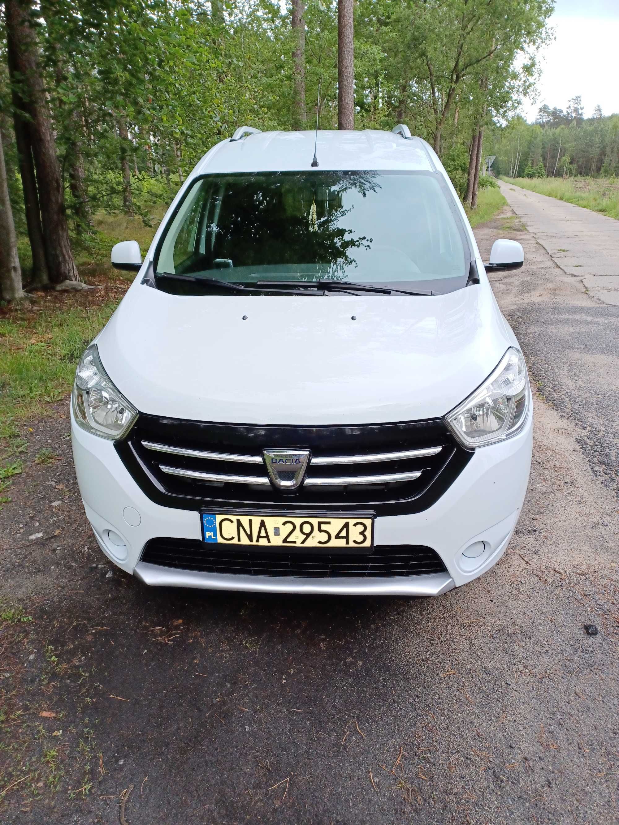 dacia dokker 1.5 DCI 2016 r. klima; bogata wersja