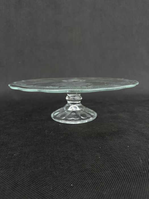 Duza patera na ciasto szklana