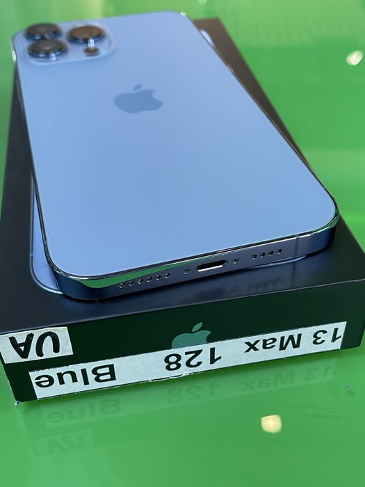 Магазин! iPhone 13 Pro Max 128gb Blue Neverlock! Гарантія! Обмін!