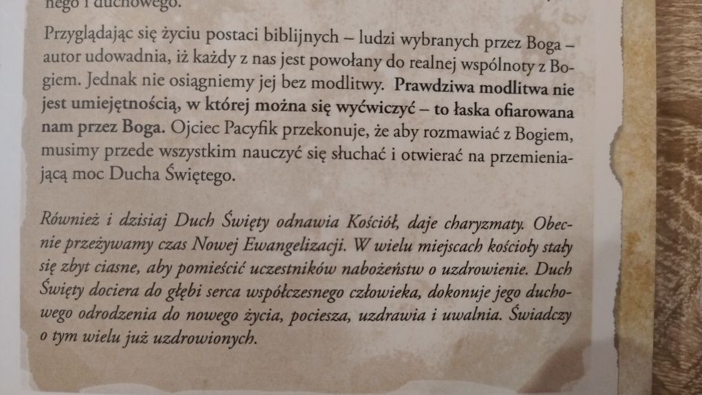 "Szepty wieczności" oraz "Przyjmijcie Ducha Świętego" dwie ksiażki