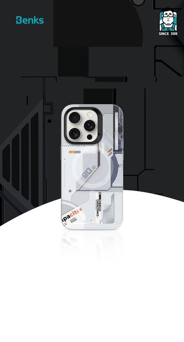Benks Etui Magnetic Mecha Series do Iphone 14 Pro Max biały