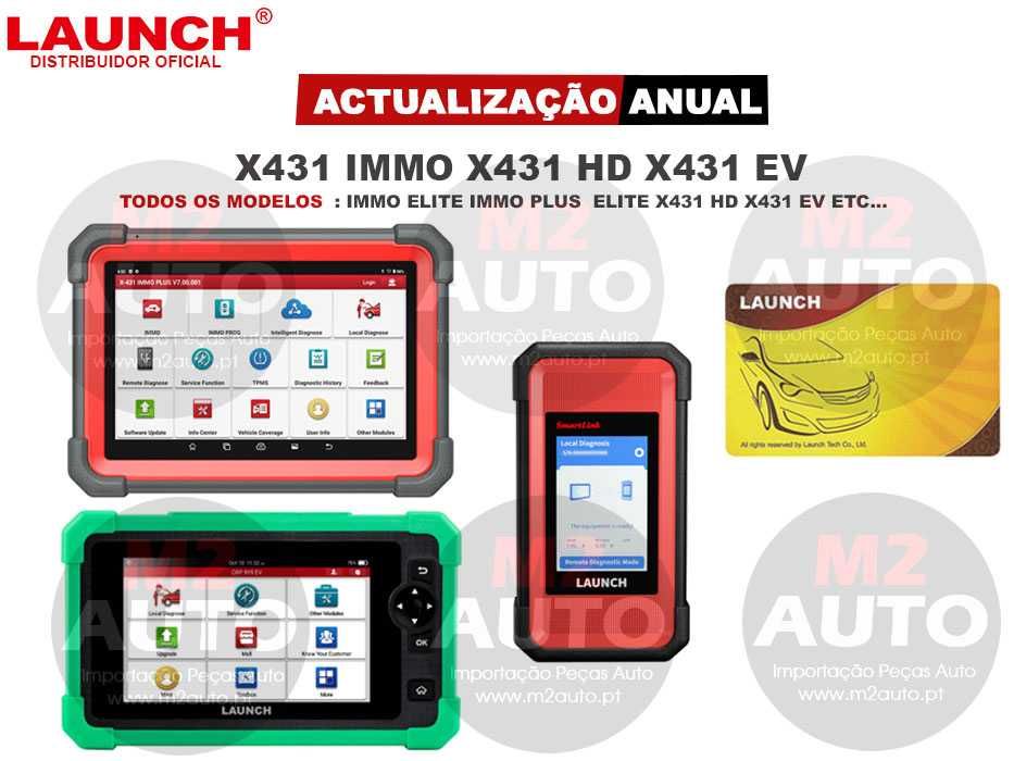Launch Máquinas Diagnóstico OBD Actualização CRP 909 919 Etc (NOVO)