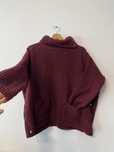 Sweter damski bordowy rozmair L -XXL 60% bawena NEXT