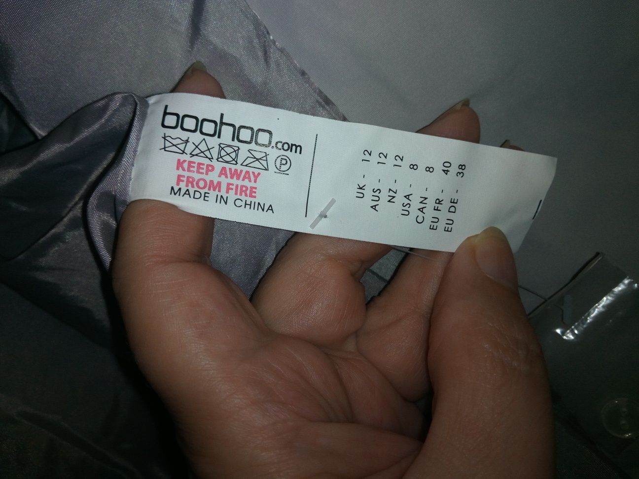 76. BOOHOO Nowa kurtka damska rozmiar 40 (44)