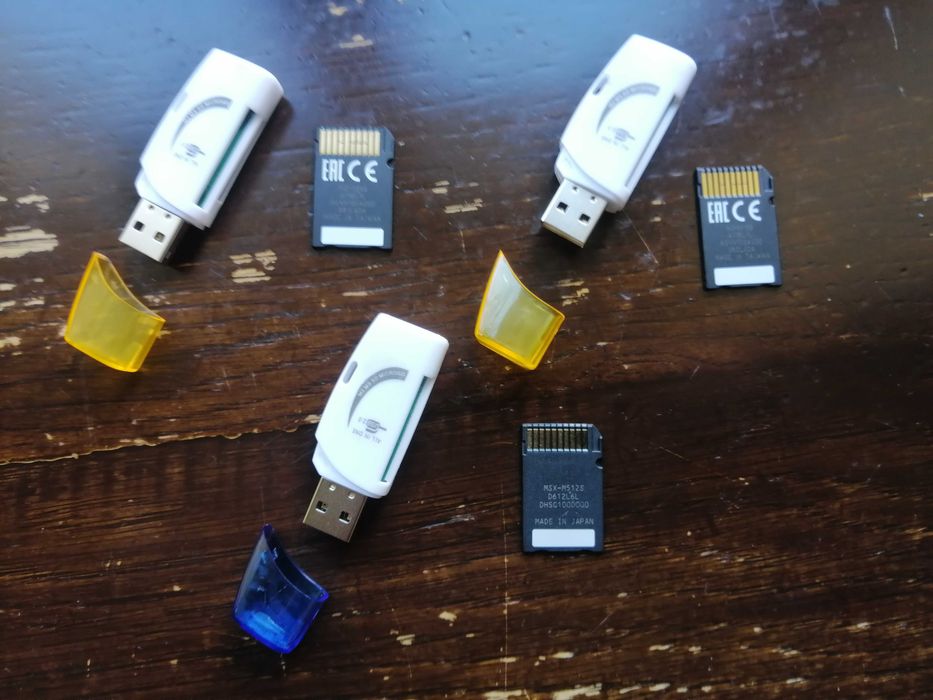 Sony Memory Stick PRODuo 16 8Гб 512Mb до PSP фото відео + картрідерUSB
