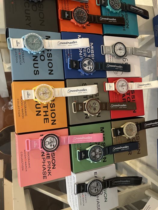 Swatch omega mission .