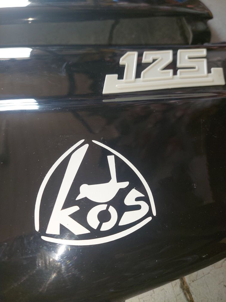 Nowe oslony boczne boczki rama wsk 125 kos seria ptaków