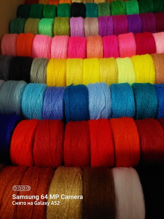 Нитки Акрил 50 кольорів НАБІР