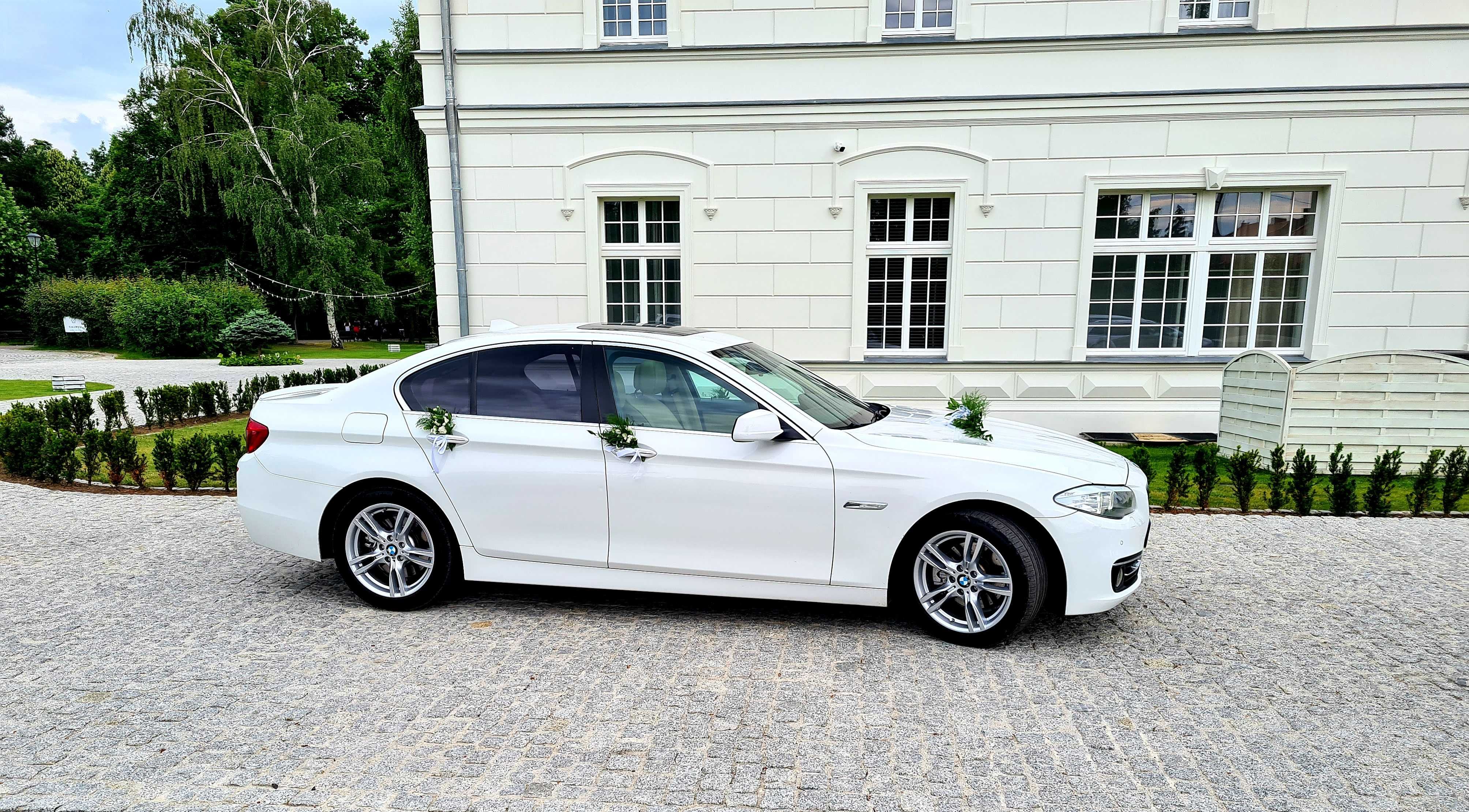 Auto do Ślubu BIAŁE BMW Seria 5 F10 Inne Okazje Samochód 500 zl