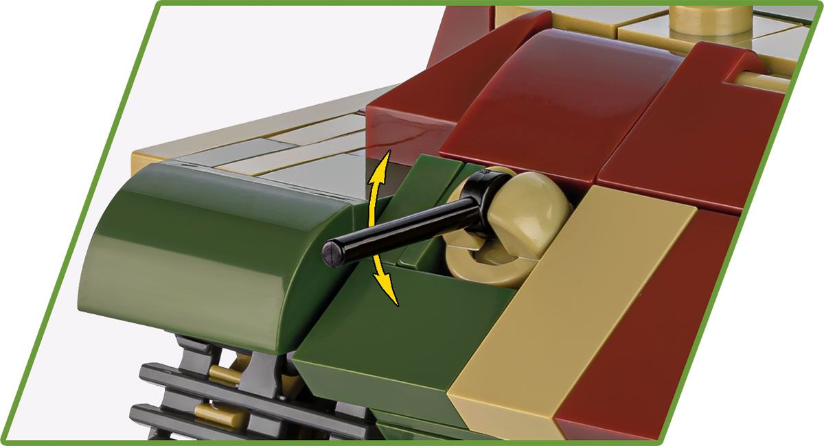 Klocki Cobi 2731 Czołg Kv-2 Ciężki Pojazd Wojskowy Ww2 Wojsko Armia