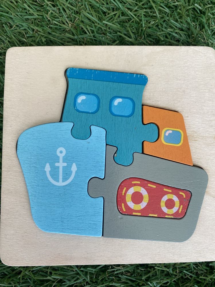 Puzzles de madeira para bebes e criancas