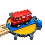 Tor Obrotowy Z Pokrętłem Do Torów Kolejki Drewnianej Z Ikea, Brio