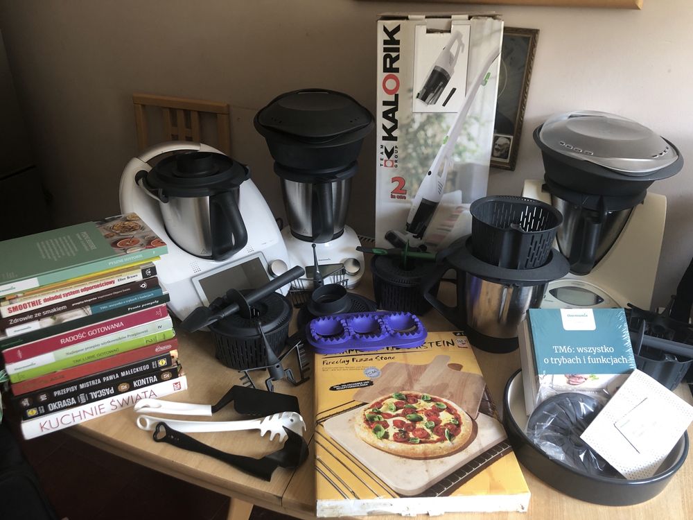 Thermomix osłona na noże foremka ceramiczna i do pierogow  cookido