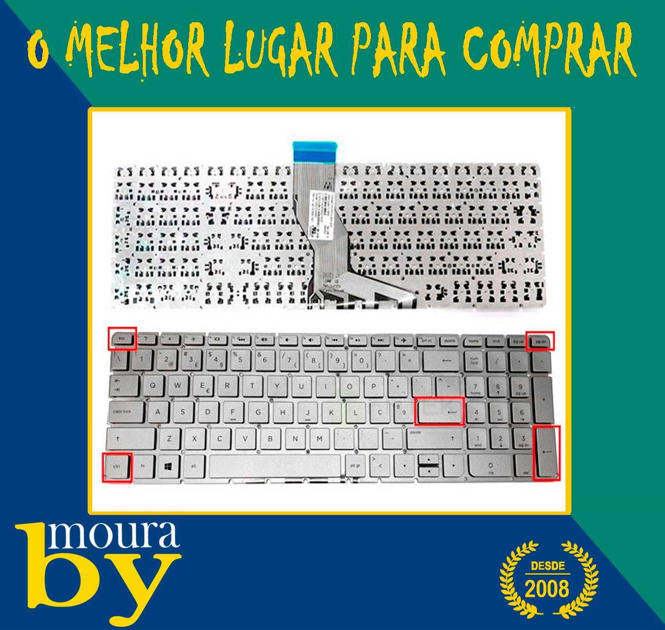 TECLADO HP 15S-FQ 15S-FQ0001NP 15S-FQ0005NP 15S-FQ0009NP