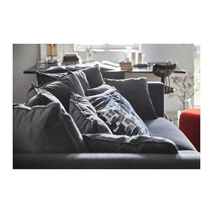 STOCKHOLM 2017 Sofá 3 lugares, Cinza escuro