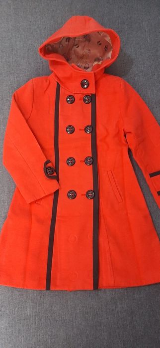 Кашемірове пальто для дівчинки 128 р.