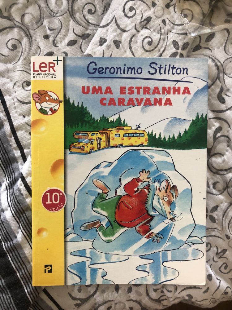 Livro Geronimo Stilton- Uma estranha caravana