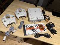 Sega Dreamcast HKT-3030 PAL – biały, zadbany egzemplarz | zestaw