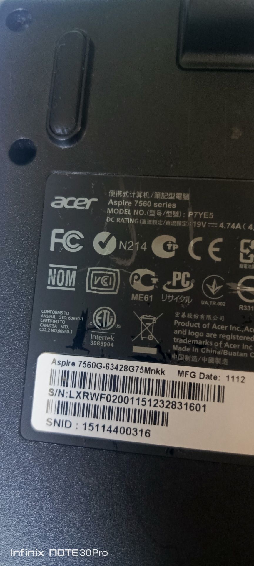 Acer duży ekran powiększona bateria