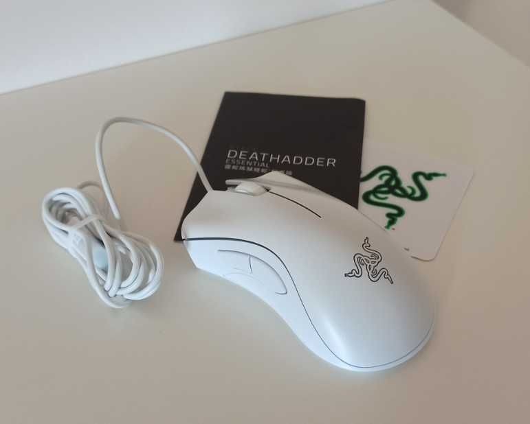 Mysz Razer DeathAdder Essential Biała Biały