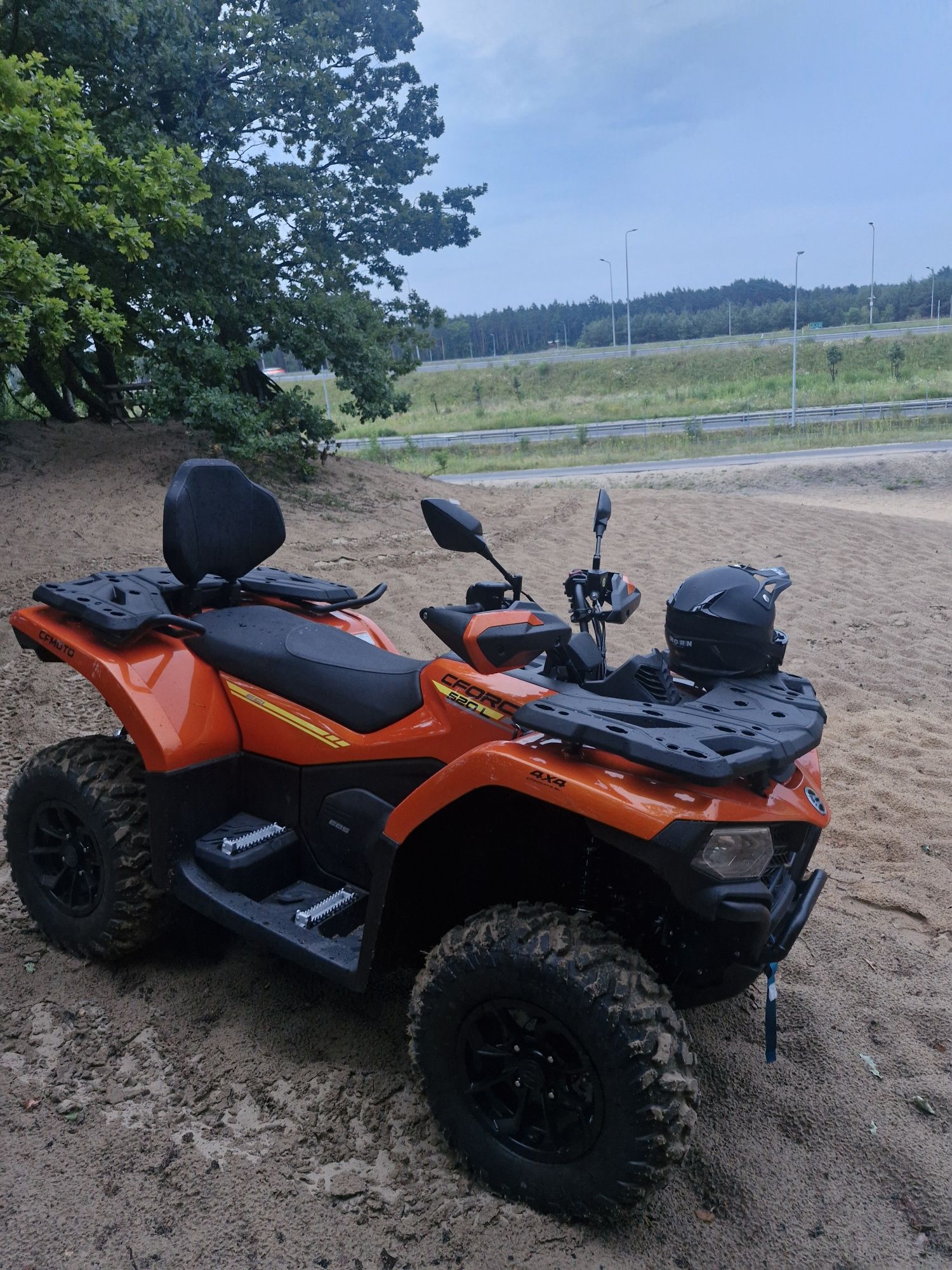 wypożyczalnia wynajem quadów KAT B CF MOTO 520 dowóz