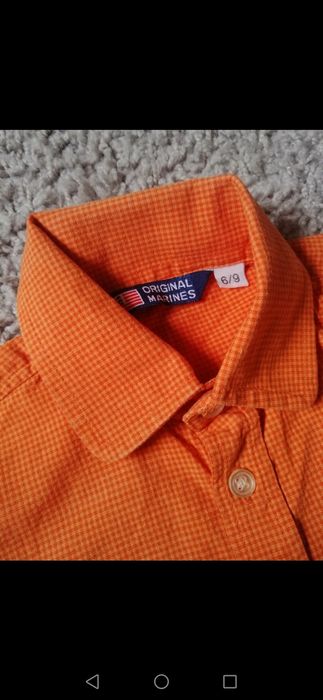 Dwie koszule dla chłopca Original Marines 6/9 msc