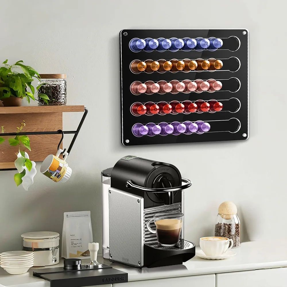MOLEDINO Uchwyt na kapsułki do kawy Nespresso, oryginalny 40 kapsułek