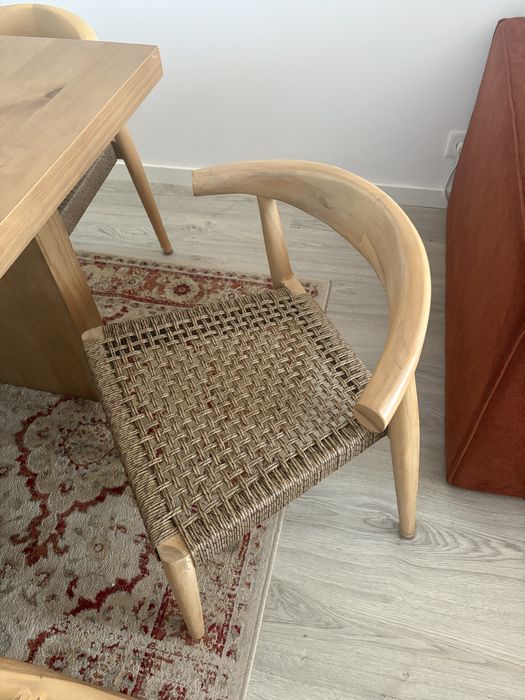 Mesa jantar madeira 8pax (ler descricao)