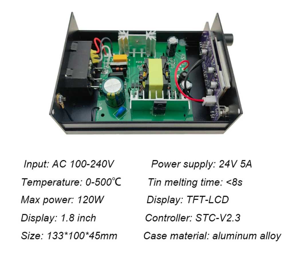 Stacja lutownicza KSGER T12 STC V2.3 120W Color