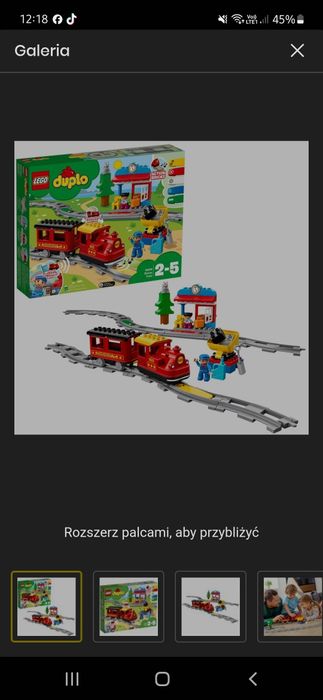 DUŻY ZESTAW klocków lego duplo