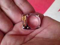 anel com mini pistão gold