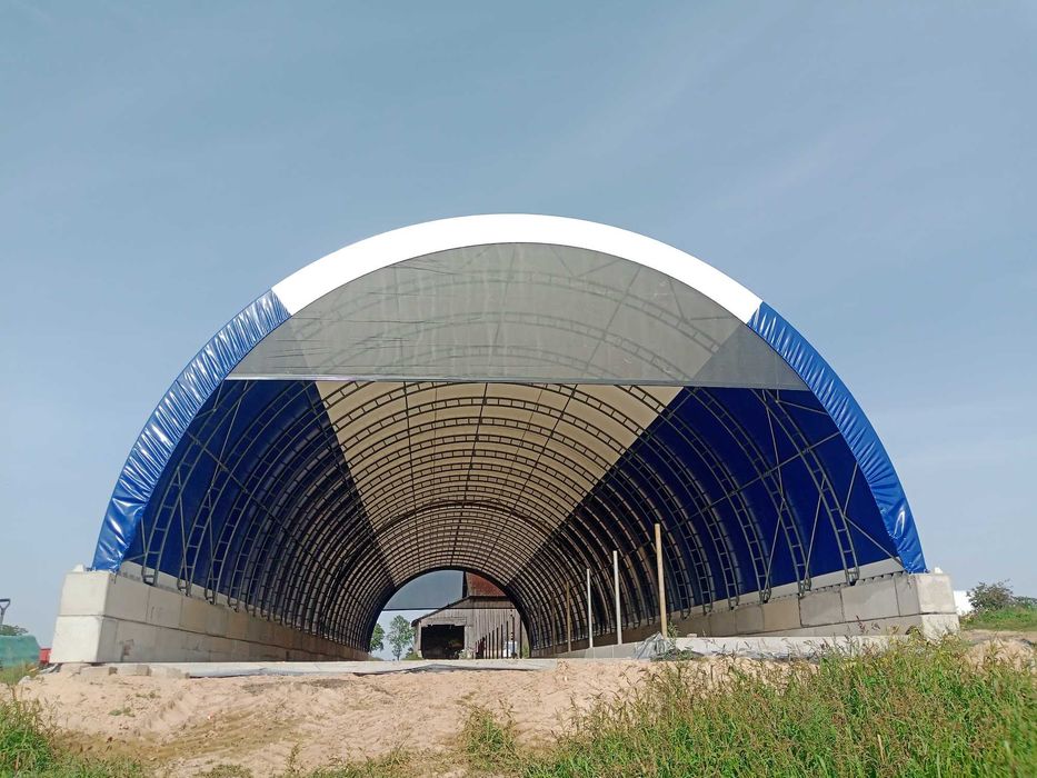 Hala łukowa , hala modułowa namiotowa , na bale , hale łukowe