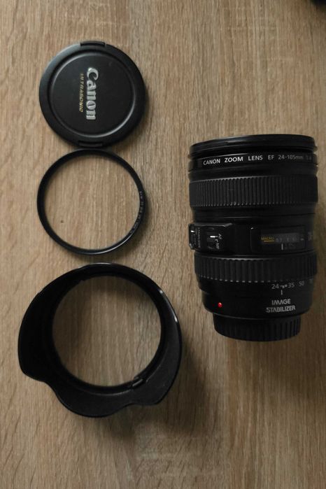 Об'єктив Canon EF 24-105mm f/4 IS USM + захисний фільтр B+W