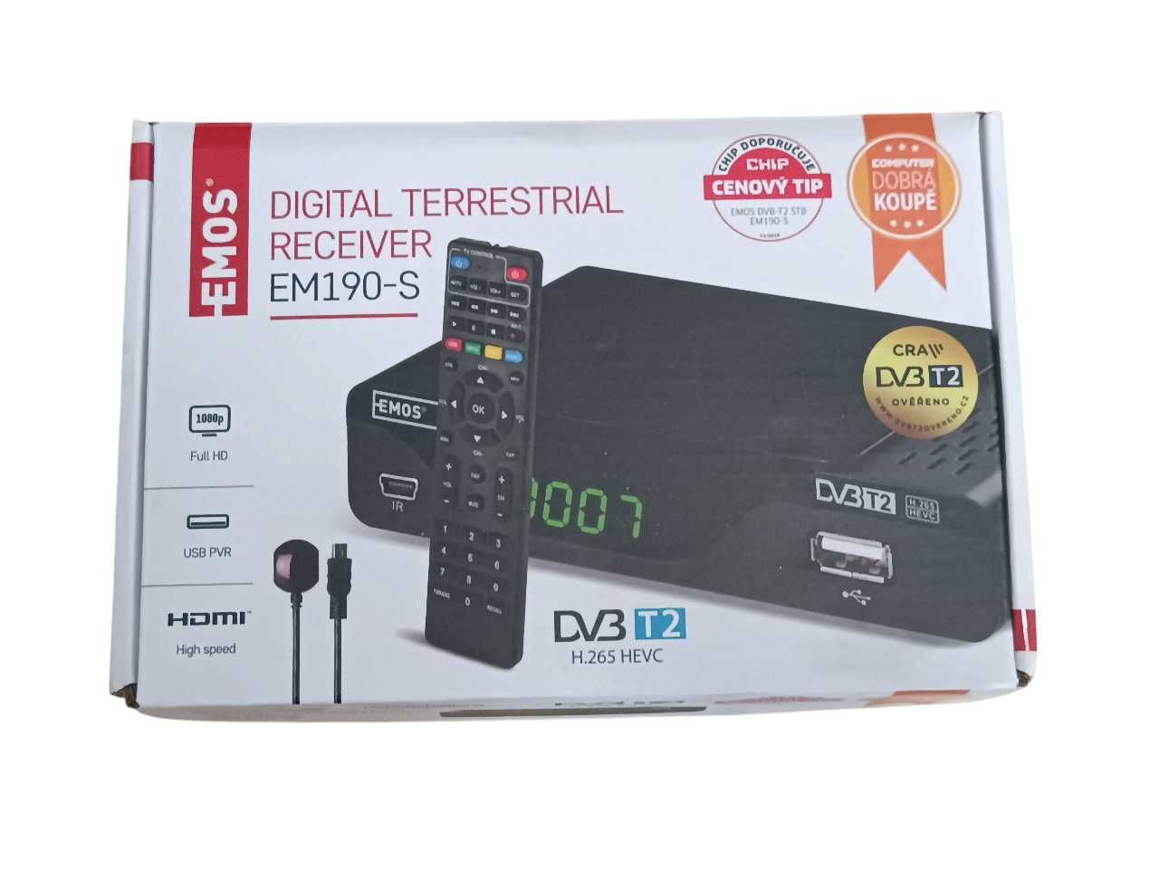 Dekoder EMOS EM190-S HD DVB-T2