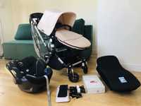 Wózek dziecięcy bagaboo cameleon 3 plus, akcesoria, fotelik cybex