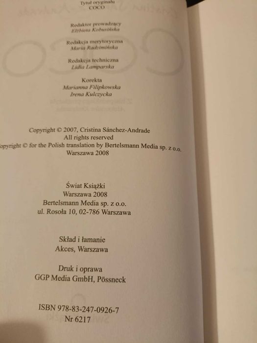 Coco - Cristina Sanchez - Andrade