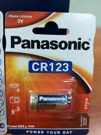 Батарейка Panasonic CR123 3V цена за 2блистер (2шт)