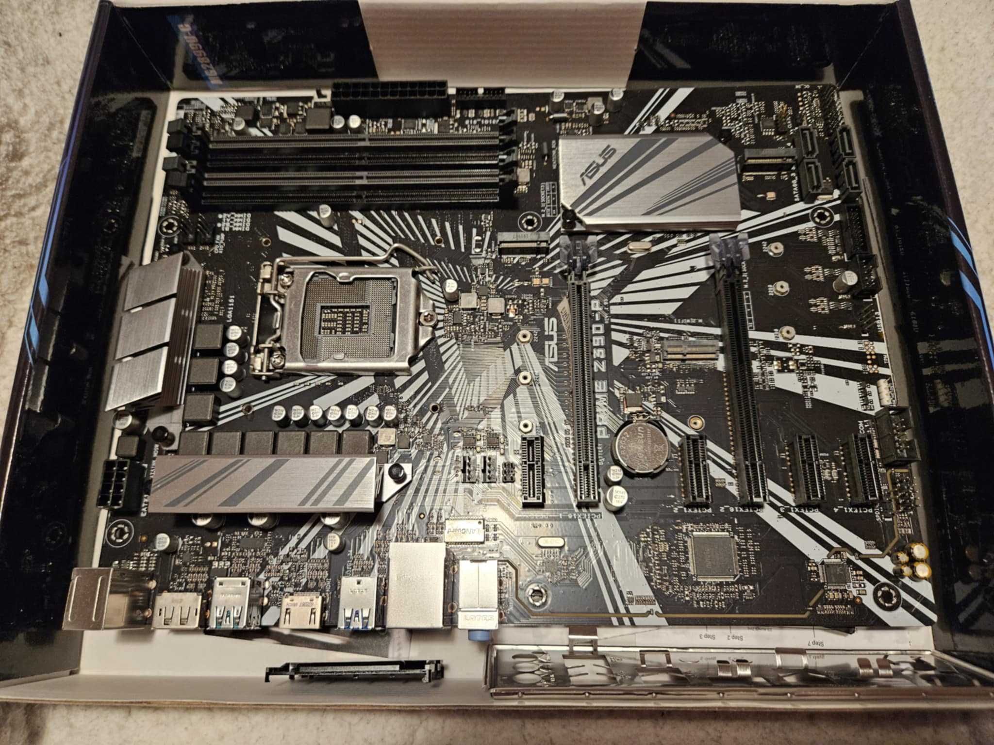 ASUS Prime Z390-P – Motherboard ATX com caixa original