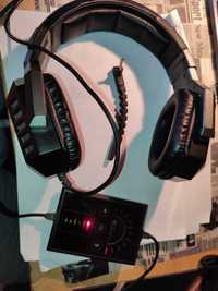 Słuchawki przewodowe z mikrofonem Natec Genesis HX88 true 7.1 USB