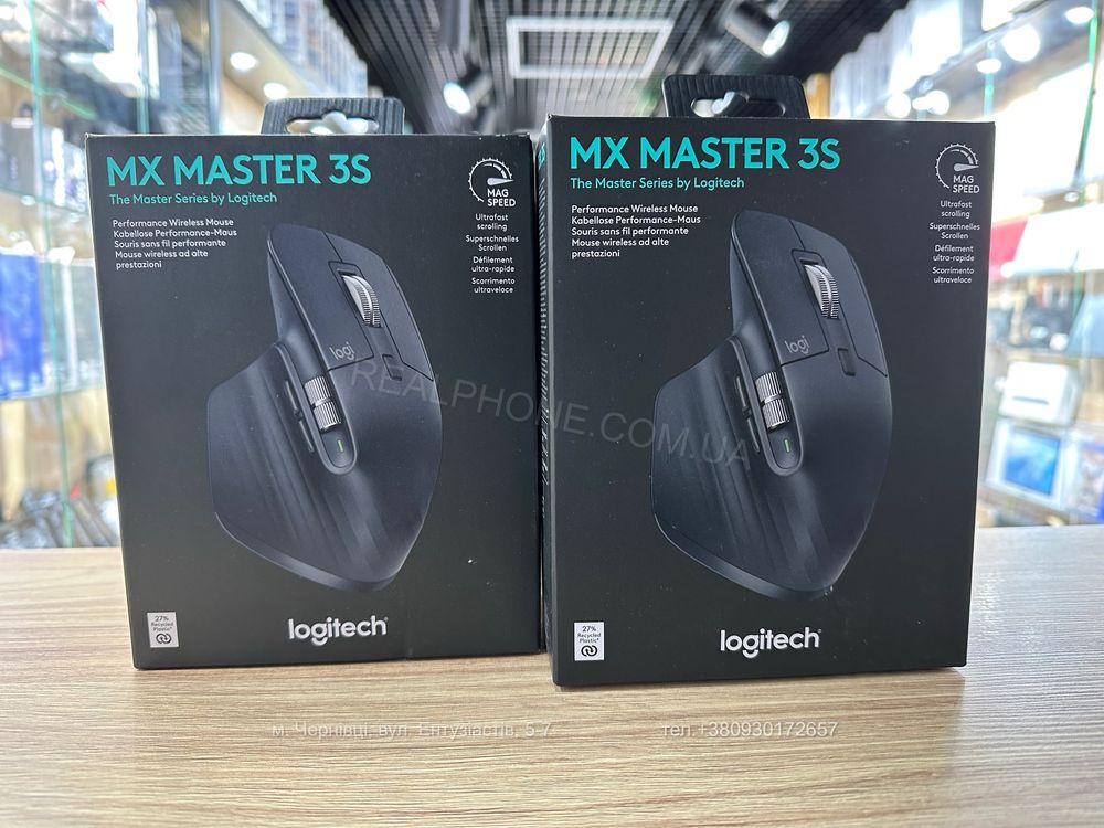 Миша Logitech MX Master 3S Graphite