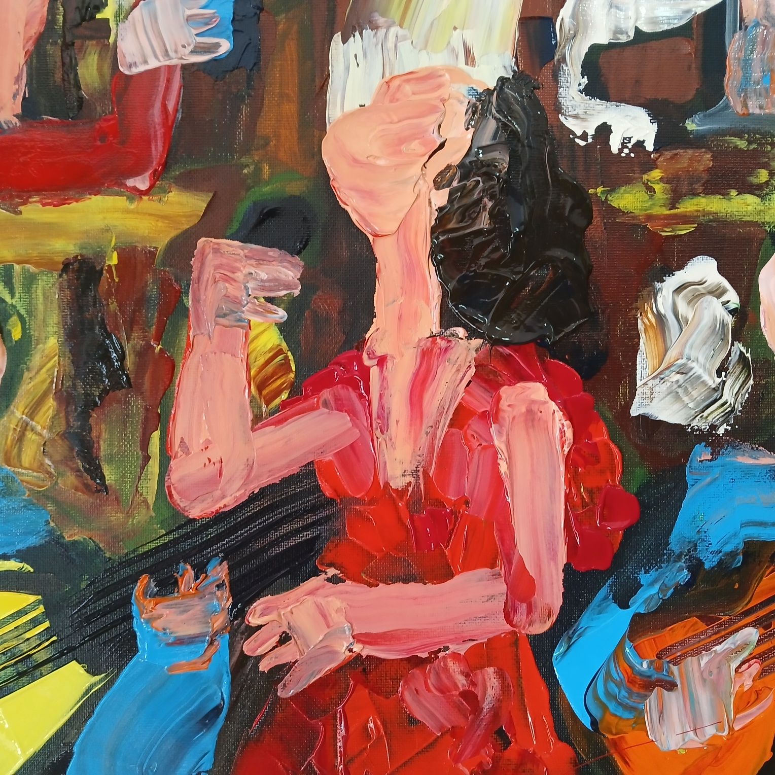 Acrílico sobre tela, 50x50cm, 2025