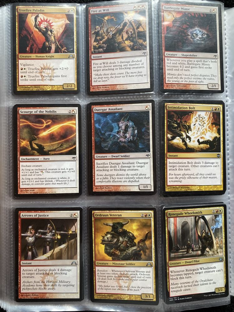 Magic the gathering Kolekcja 45 kart Boros +1000 kart każda inna