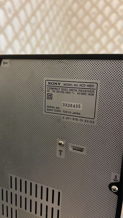 Музичний центер Sony HCD H801 караоке підсилювач звуку стерео Aux