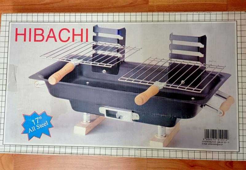 NOWY grill turystyczny  w stylu japońskim HIBACHI