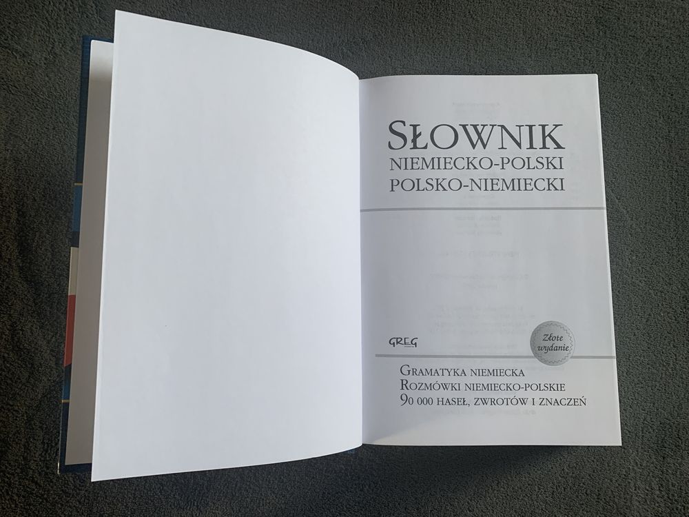 Słownik niemiecko-polski polsko-niemiecki GREG