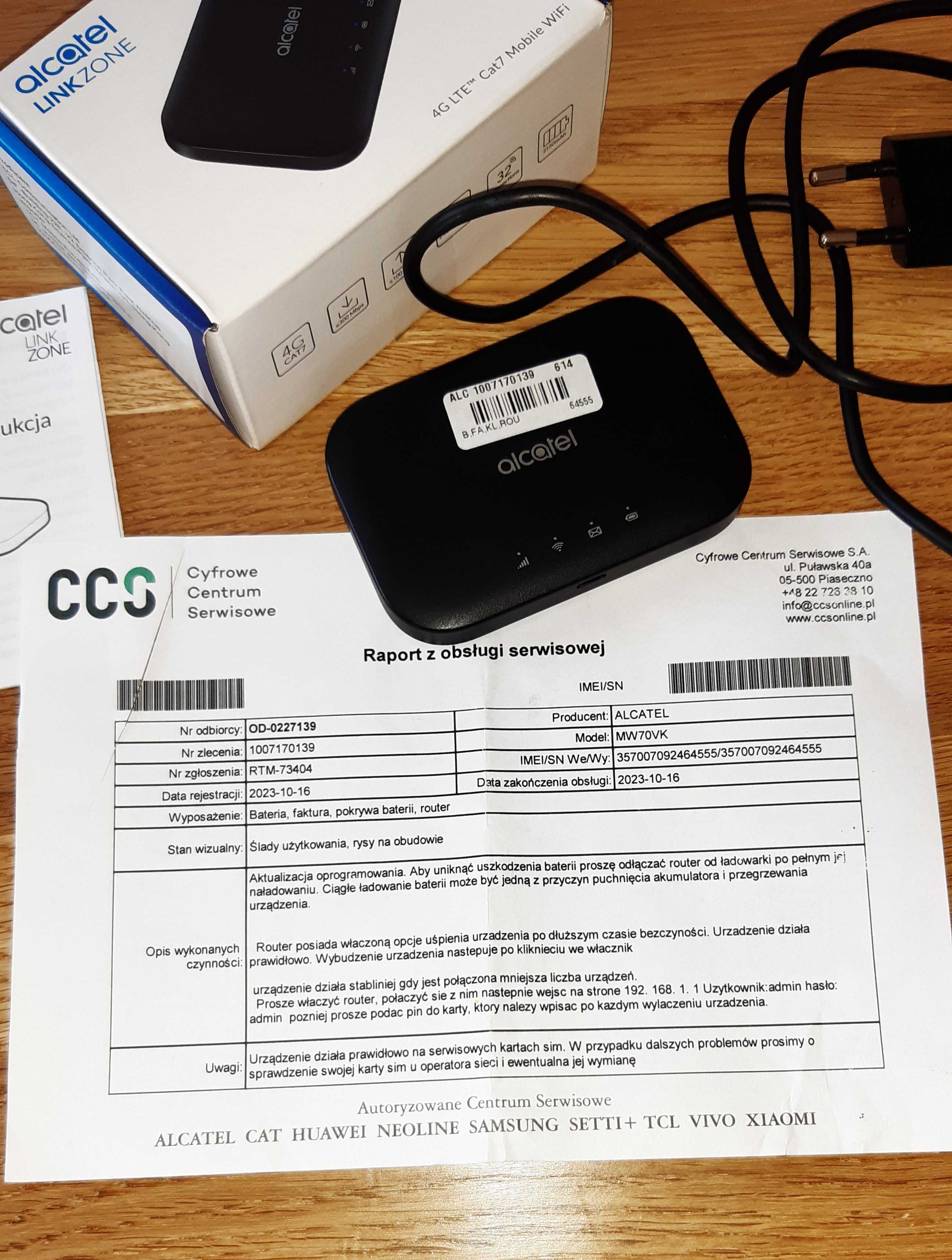 ROUTER Link Zone Alcatel