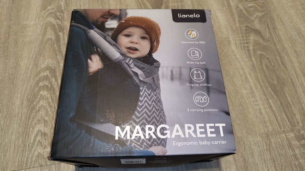 Nosidełko ERGONOMICZNE nosidło 20kg dla dziecka CERTYFIKAT Lionelo Mar