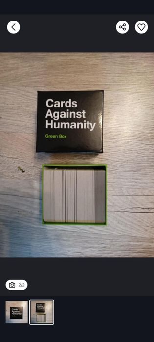 Cards Against Humanity Green Box gra karciana